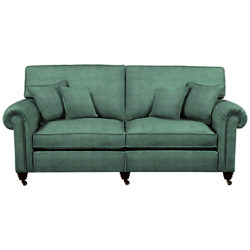 Duresta Lowndes Grand Sofa Pimlico Aquamarine